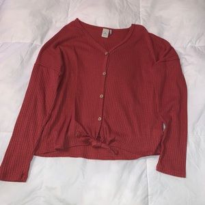 Button Down Tie Shirt